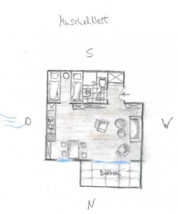 Fewo1846 Strandresidenz Wassersleben - Muschelnest - Stilvolles Studioapartment Mit Balkon ハリスレー エクステリア 写真