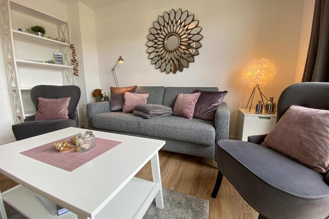 Fewo1846 Strandresidenz Wassersleben - Muschelnest - Stilvolles Studioapartment Mit Balkon ハリスレー エクステリア 写真